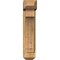 Ekena Millwork Imperial Craftsman Rough Sawn Bracket w/ Offset Brace, Western Red Cedar, 6"W x 16"D x 28"H BKT0604X16X28IMP04RWR - alternate 3
